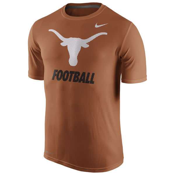 Texas Longhorns Nike Sideline Legend Logo Performance WEM T-Shirt - Orange,We sell and wholesale Texas Longhorns Nike Sideline Legend Logo Performance WEM T-Shirt - Orange on line form chian!